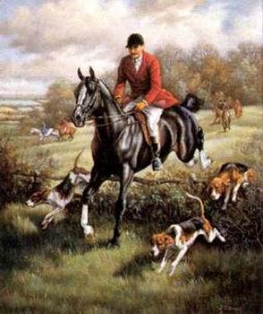 unknow artist Classical hunting fox, Equestrian and Beautiful Horses, 016. Spain oil painting art